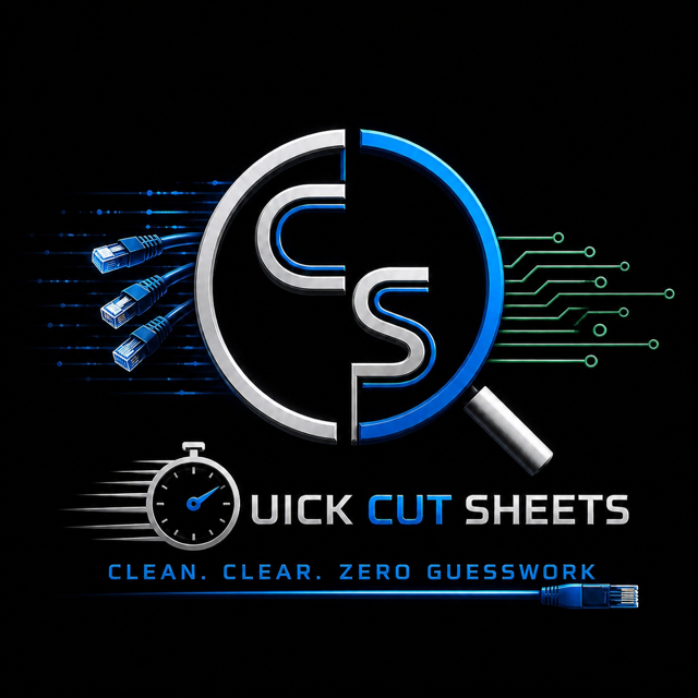 Quick Cut Sheets