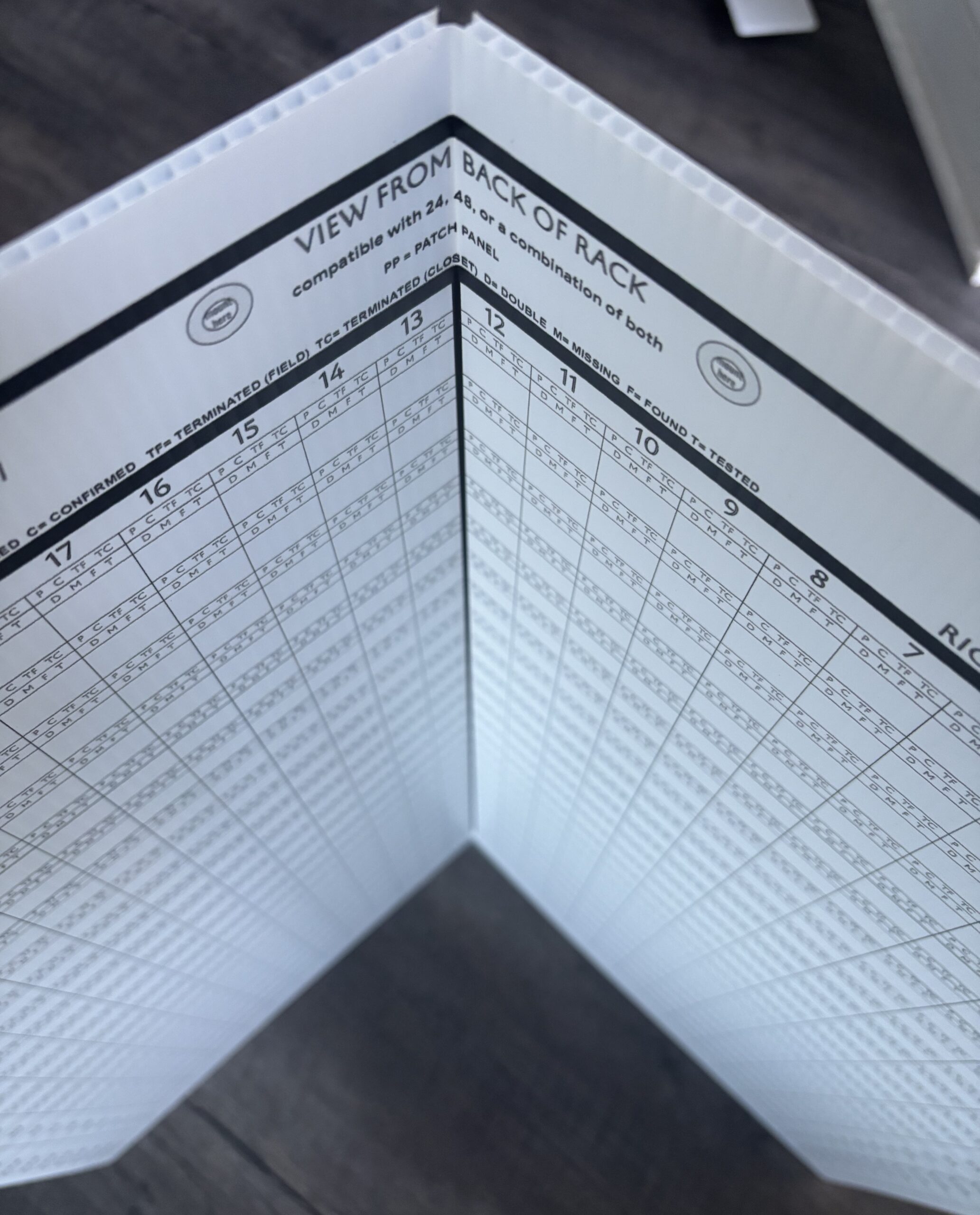 Quick Cut Sheet in use